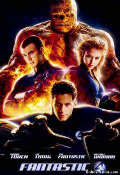 Смотреть онлайн фильм Фантастическая четверка / Fantastic Four (2005)-Добавлено DVDRip качество  Бесплатно в хорошем качестве