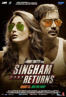 Смотреть онлайн Сингам 2 / Singham Returns (2014) - HD 720p качество бесплатно  онлайн
